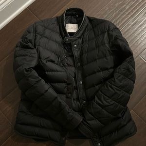 Moncler black coat jacket puffer size 2